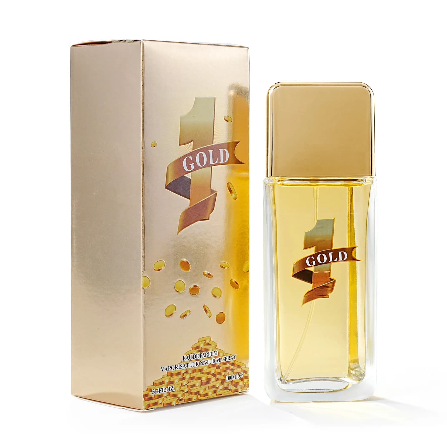 100ML 3.4FL.OZ Parfum pour hommes, Notes épicées woody longue durée 1 milliard de Cologne, Eau de Pa