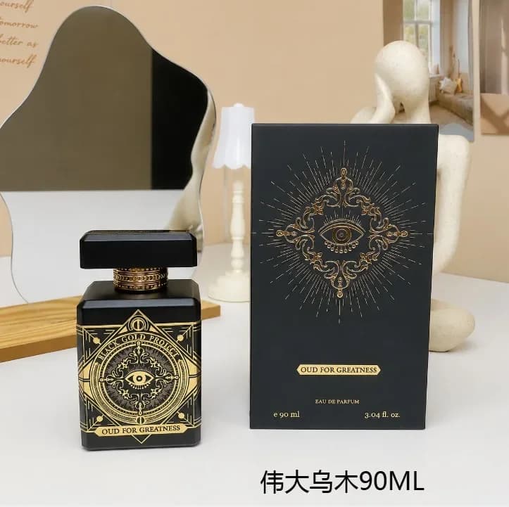 Parfum Arabe 90ML Longue Durée aux Phéromones, Eau de Parfum Orientale Boisée avec Oud, Vanille, Mus