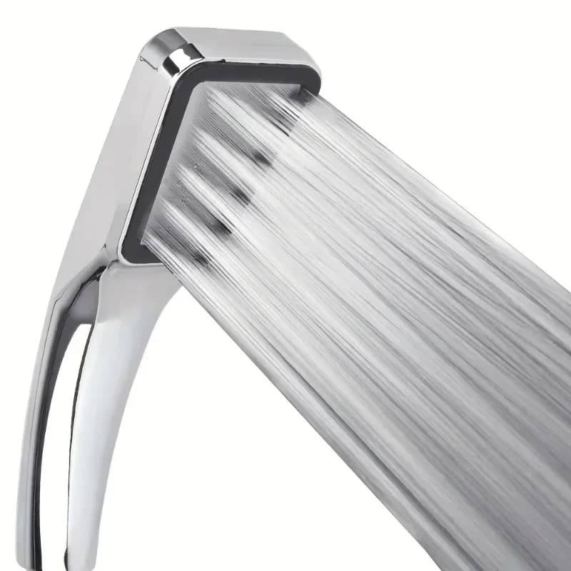 Pommeau de douche pressurisé à 300 trous, carré, économie d'eau, buse de pulvérisation de pluie, acc