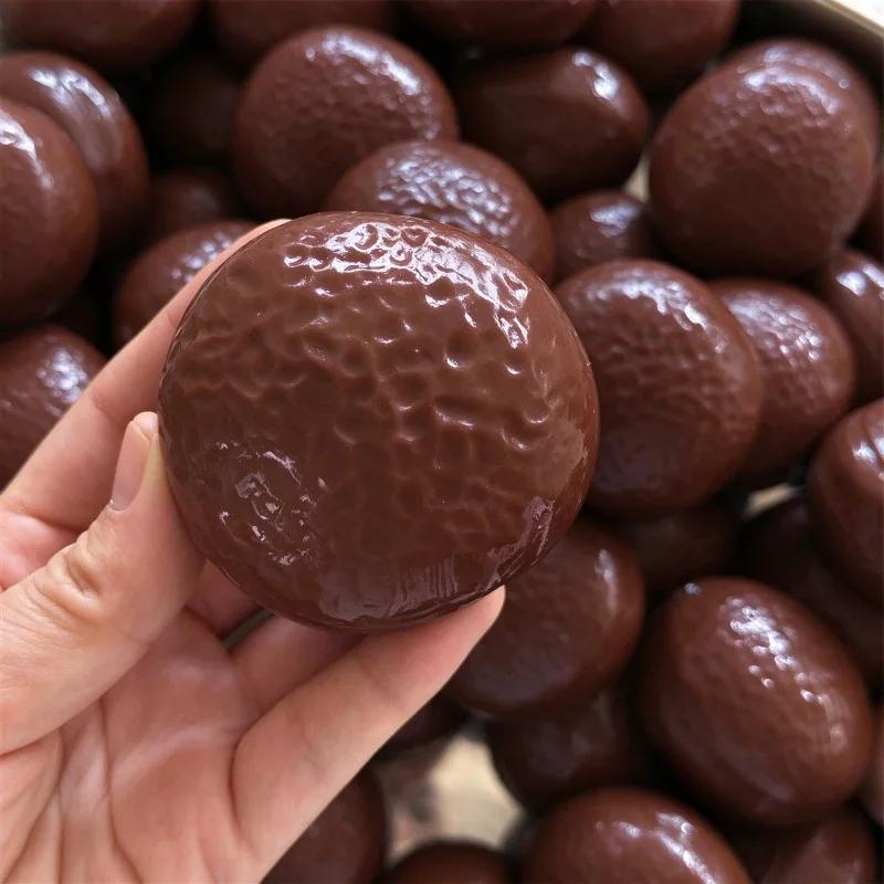 Bloc de jouet anti-stress croustillant et moelleux en forme de tarte au chocolat, balle à presser sensorielle pour la relaxation des mains, soulagement de l'anxiété, cadeau pour adultes et bureau
