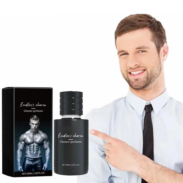 Parfum d'Attraction Homme Eau de Parfum, Hormones, Charisme, Parfum Naturel Haut de Gamme, Frais, Parfum d'Affaires pour Rendez-vous