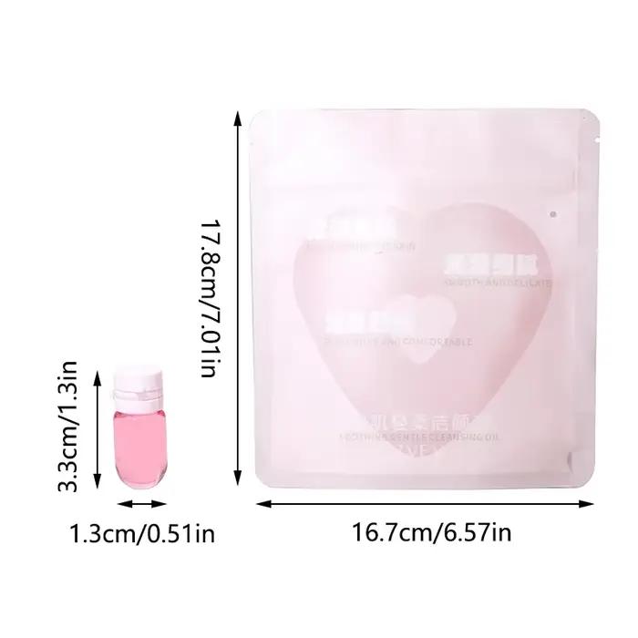 40 pièces d'huile nettoyante et démaquillante qui dissout en douceur, hydrate, apaise et démaquille le visage, portable