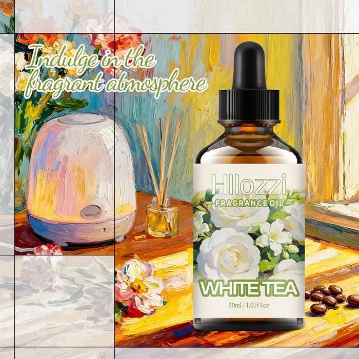 HUILE PARFUMÉE AU THÉ BLANC : Pour l'aromathérapie, la diffusion, les parfums et les bougies parfumées.