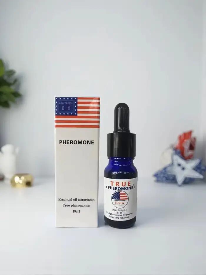 Parfum à l'huile essentielle infusée de phéromones fortes pour hommes et femmes, huile de phéromones stimulante pour le flirt, 10 ml