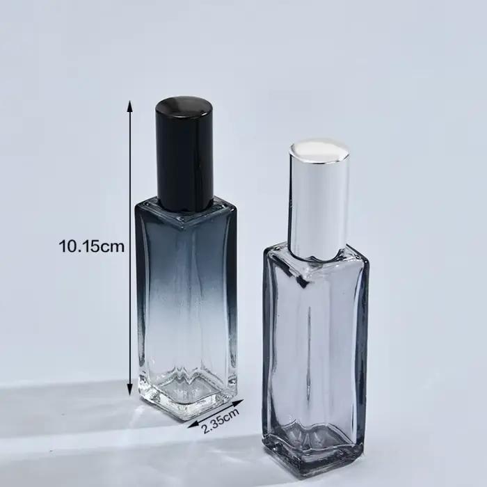 2 pièces 20/10ML vaporisateur de parfum de haute qualité dégradé bleu bouteille de parfum voyage cosmétique rechargeable vaporisateur vide Mini