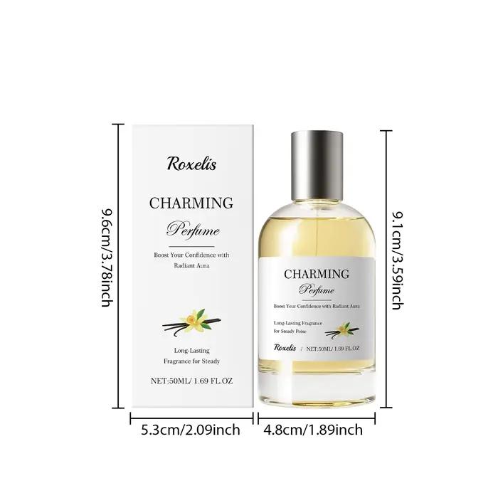 Parfum unisexe 50 ml Ambre Vanille, fragrance longue durée, élimine les mauvaises odeurs, rehausse le charme, rafraîchissant, élégant, pour usage quotidien