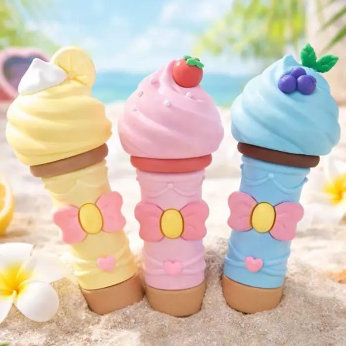 Flacon vaporisateur de parfum en forme de macaron, couleur crème glacée, 5 ml, portable, rechargeable, atomiseur cosmétique pour parfum, tonique, voyage.