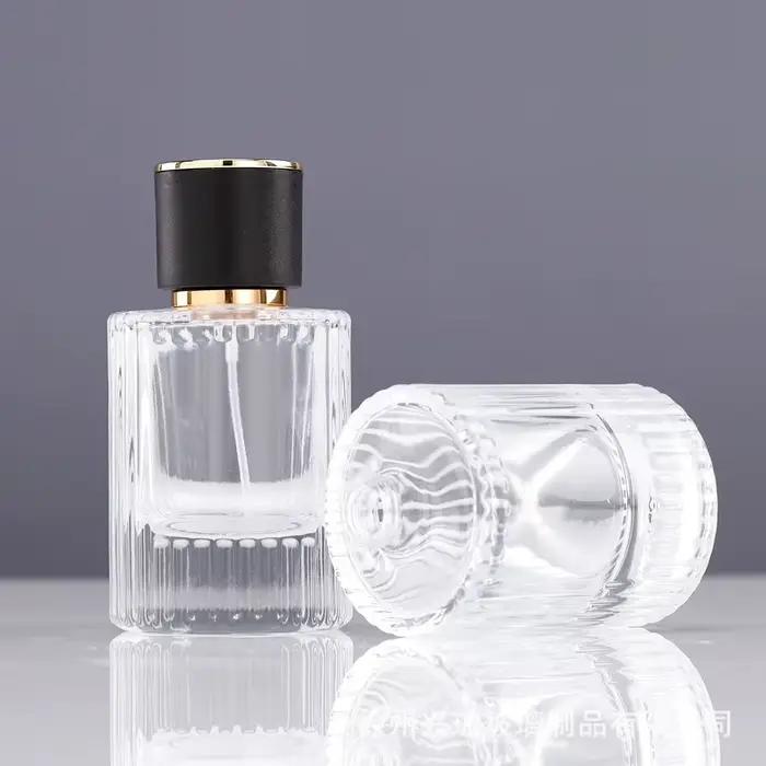 Flacon de parfum 30/50ml, atomiseur en verre, tube en verre coloré, vaporisateur de parfum, sous-embouteillage, flacon vaporisateur hydratant, flacon rechargeable