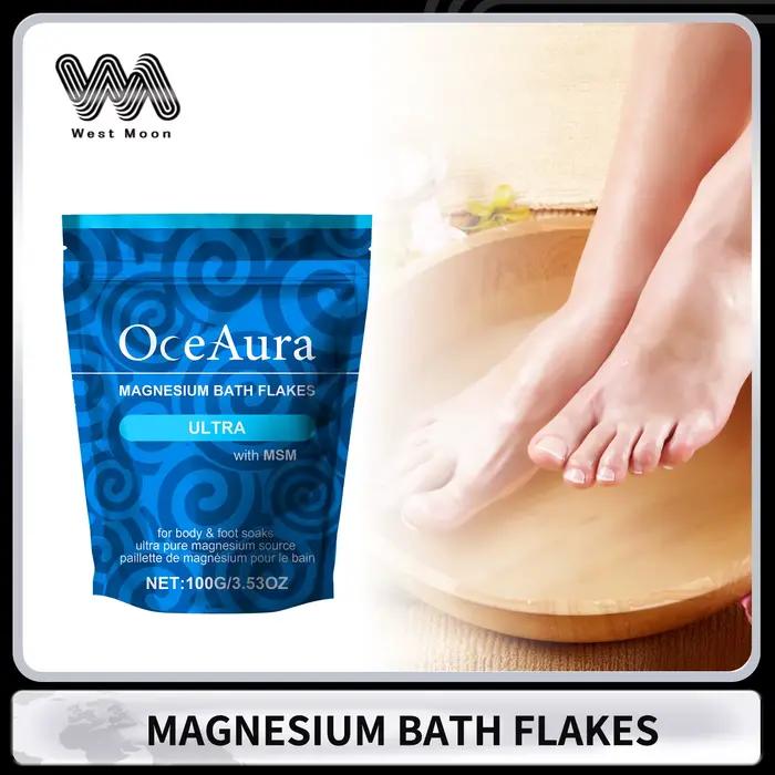 Comprimés de sel de bain en magnésium, Spa, Exfoliation du corps, élimination des peaux mortes, améliore la rugosité, soulage la Fatigue, nettoyant, produit de soins pour la peau
