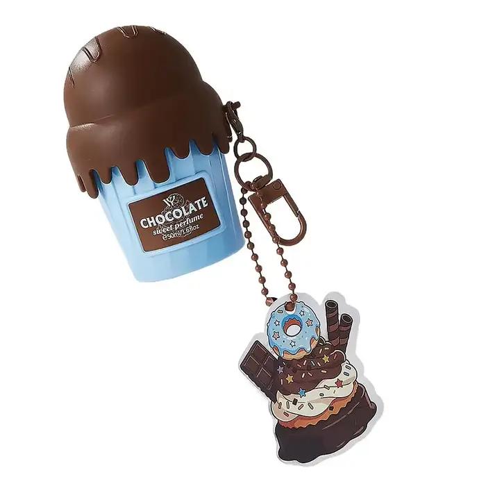 Eau de toilette gourmet en forme de glace, Dubaï, Arabie, 50 ml, parfum cerise, fraise, chocolat, pe