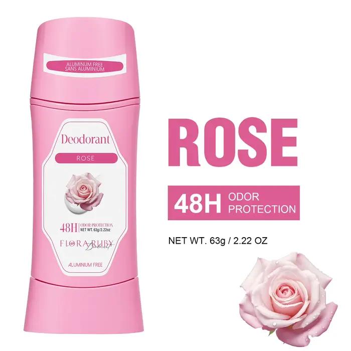 Parfum solide rafraîchissant et durable pour femme, fleurs blanches et arôme de rose, pour toute la 