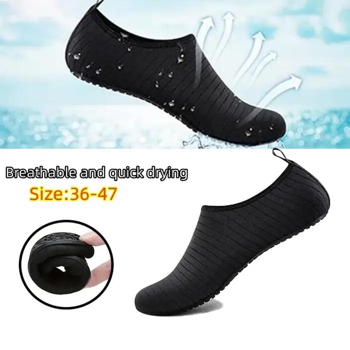 Nouvelles chaussures aquatiques de plage 2024 unisexes, séchage rapide, respirantes, antidérapantes, pour la natation, décontractées, sportives, pour l'été