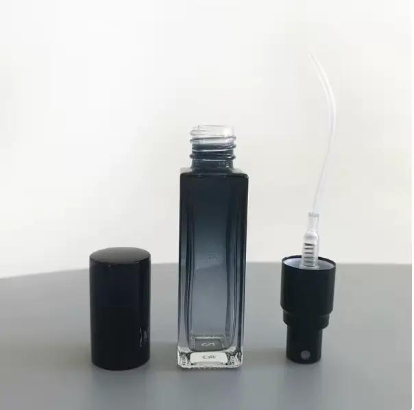 Flacon pulvérisateur en verre de qualité supérieure pour échantillons de parfum/decantation, 10 ml/5 ml – Atomiseur rechargeable portable et idéal pour les voyages