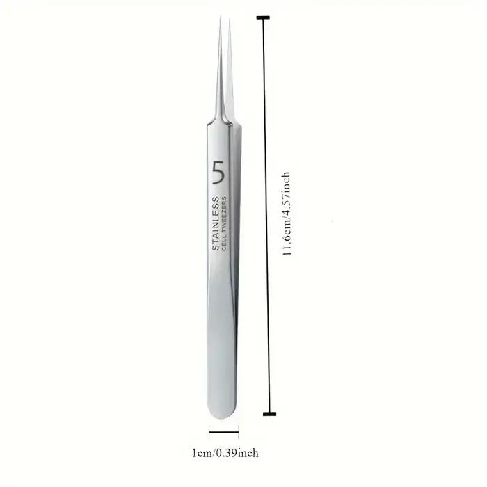 Pince extra fine n ° 5 pour les soins de la peau, accessoire pour éliminer l'acné, les points noirs, la beauté du visage, 1 pièce