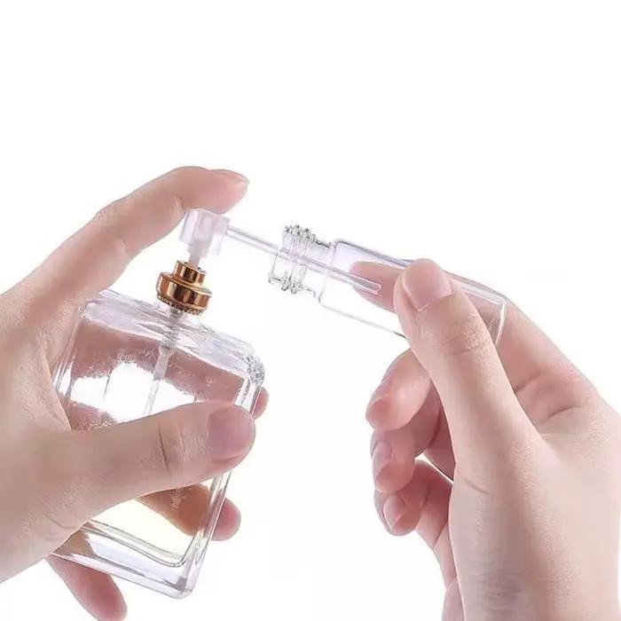Kit d'outils de remplissage d'échantillons de parfum 4/8/10/20 pièces, comprenant seringue, extracteur, entonnoir et compte-gouttes, étanche, pour la création de parfums DIY et l'utilisation en voyage