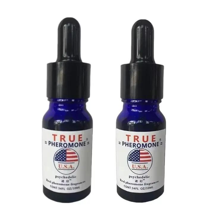 Parfum à l'huile essentielle infusée de phéromones fortes pour hommes et femmes, huile de phéromones stimulante pour le flirt, 10 ml