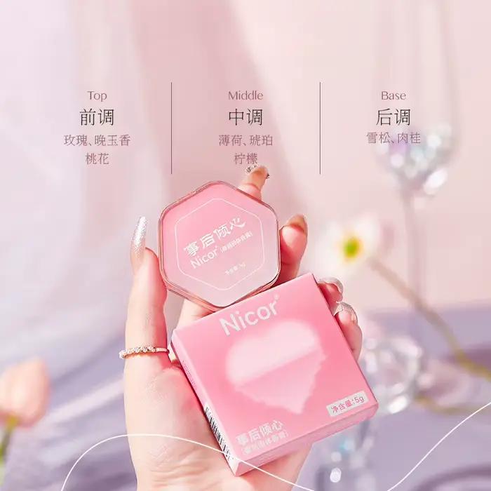 Parfum aux phéromones pour adultes, femmes et hommes, tentation, flirt, charme, attraction, baume solide, arôme doux et longue durée, pour les rendez-vous