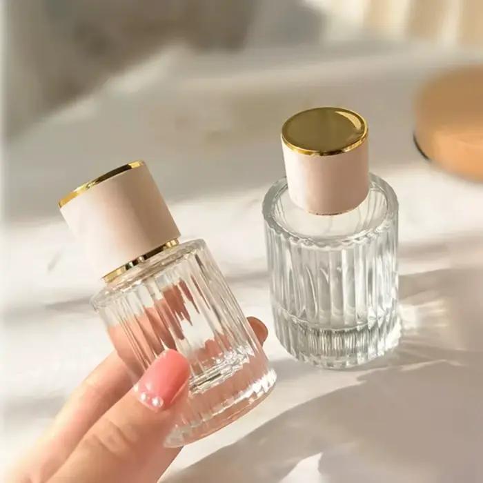 Flacon de parfum 30/50ml, atomiseur en verre, tube en verre coloré, vaporisateur de parfum, sous-embouteillage, flacon vaporisateur hydratant, flacon rechargeable