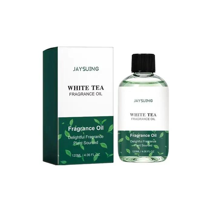 Huile d'aromathérapie au thé blanc, parfum frais et pur pour la maison, idéal pour diffuseur, armoir
