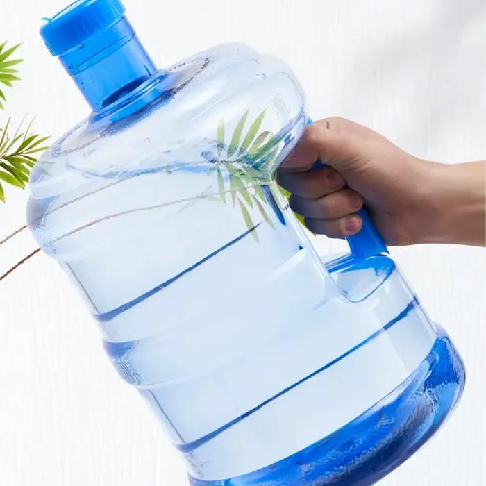 Bouteille d'eau pure 5/7,5 L, réutilisable, portable, pour eau minérale, seau de rangement pour voiture et extérieur, baril distributeur de qualité alimentaire
