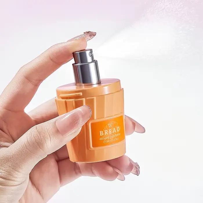 Parfum Corporel en Spray 50ml en Forme de Croissant Glacé, Parfum Cerise, Fraise et Chocolat, Pendentif Délicat et Mignon, Dubaï Arabie