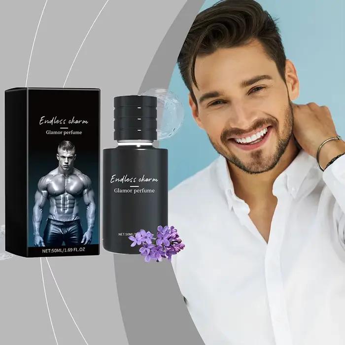 Parfum d'Attraction Homme Eau de Parfum, Hormones, Charisme, Parfum Naturel Haut de Gamme, Frais, Parfum d'Affaires pour Rendez-vous