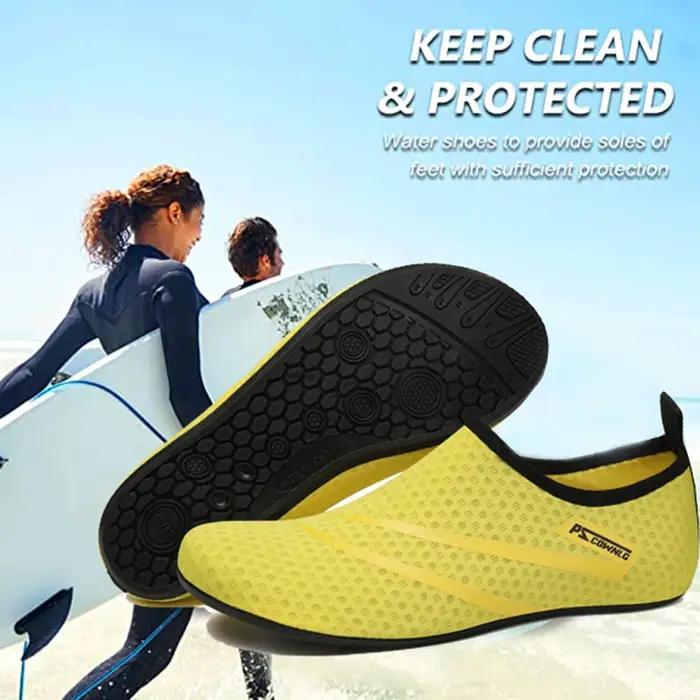 Chaussures de plongée femmes Aqua chaussures hommes plage natation Sport nautique chaussettes pieds nus Sneaker Fitness danse natation surf plongée en apnée chaussure