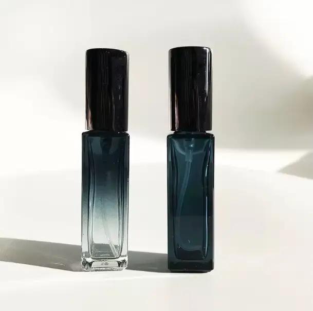 Flacon pulvérisateur en verre de qualité supérieure pour échantillons de parfum/decantation, 10 ml/5 ml – Atomiseur rechargeable portable et idéal pour les voyages