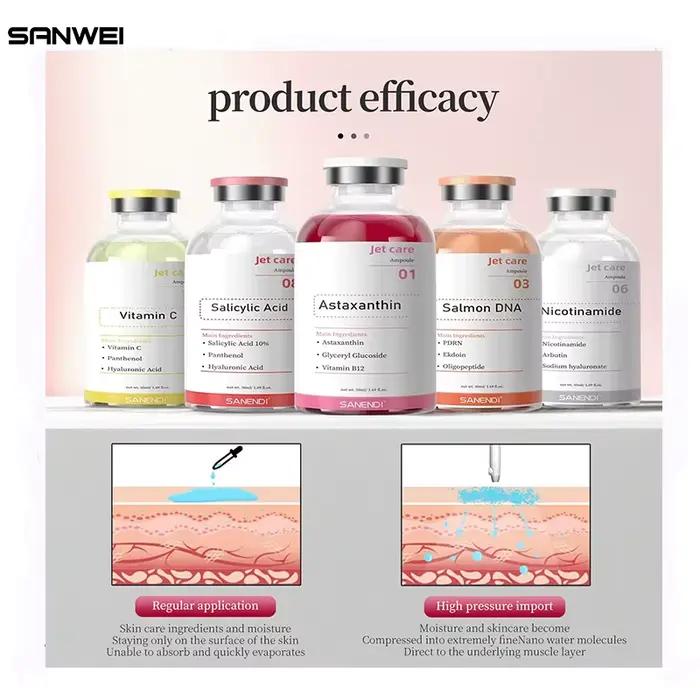 Sanendisalmon – sérum pour le visage, Kit de démarrage Dermapen, exosomes PDRN, vitamine, acide hyal