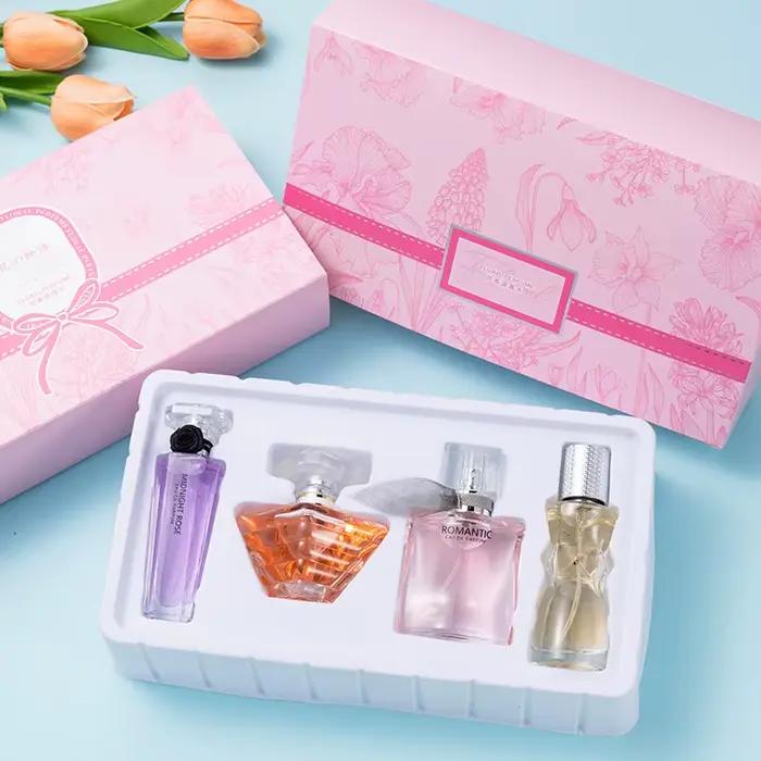 Parfums 105 ml pour femme, fragrance longue tenue, coffret de quatre parfums pour femme, parfum orig