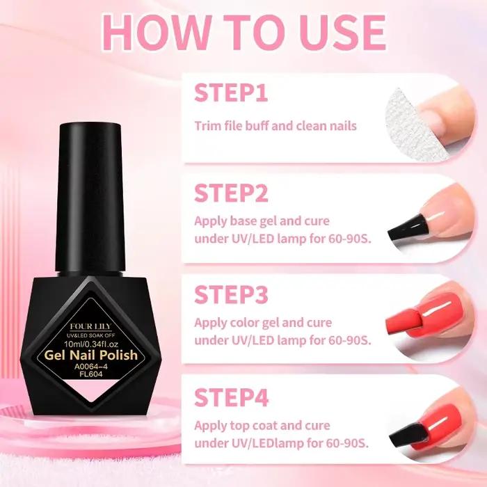 10ml Gel Vernis à ongles 162 couleurs fournitures pour ongles Vernis Semi Permanent Nail Art manucur
