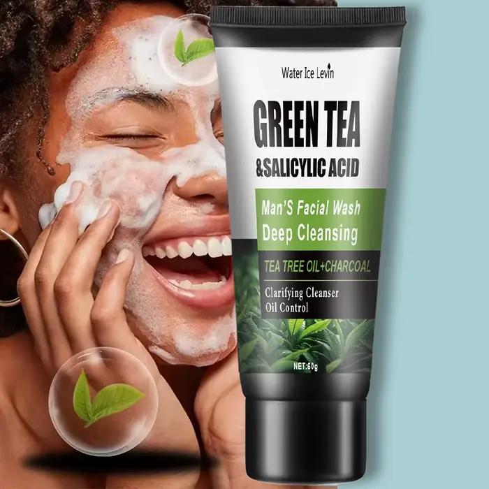 Nettoyant à l'acide salicylique 60g - Contient des extraits d'acide salicylique, d'arbres à thé et d