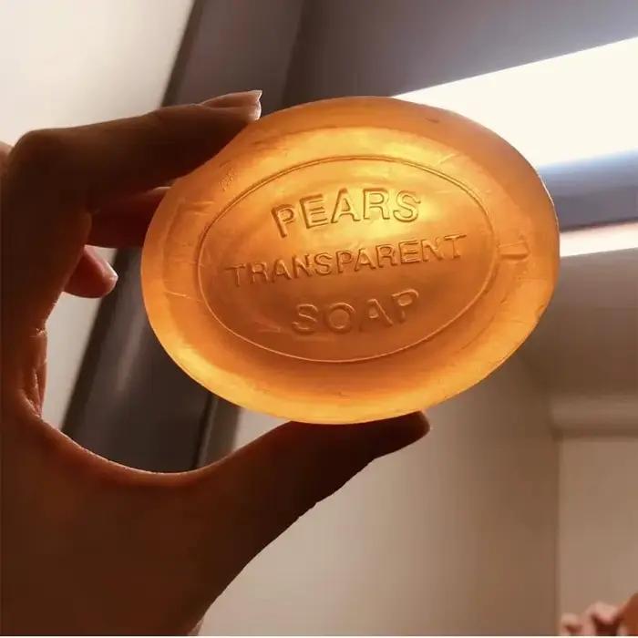125g poires ambre Transparent pour peau propre et saine