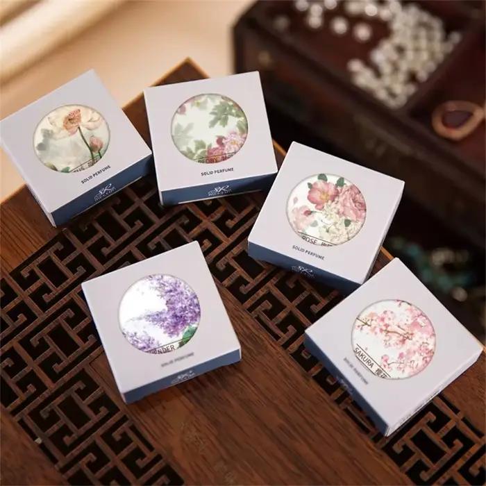 Parfum solide portable