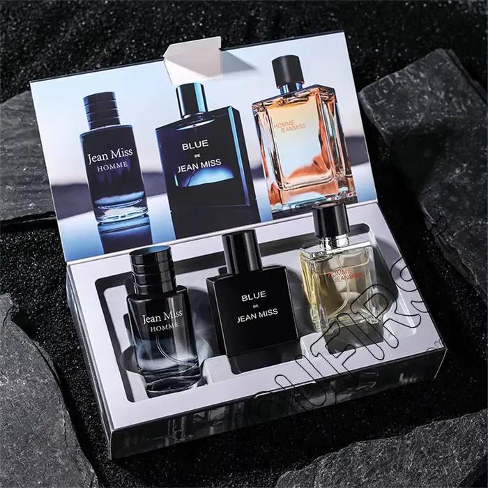  Haute qualité 90ml hommes Parfum Hombre coffret cadeau 3 pièces ensemble Colognes