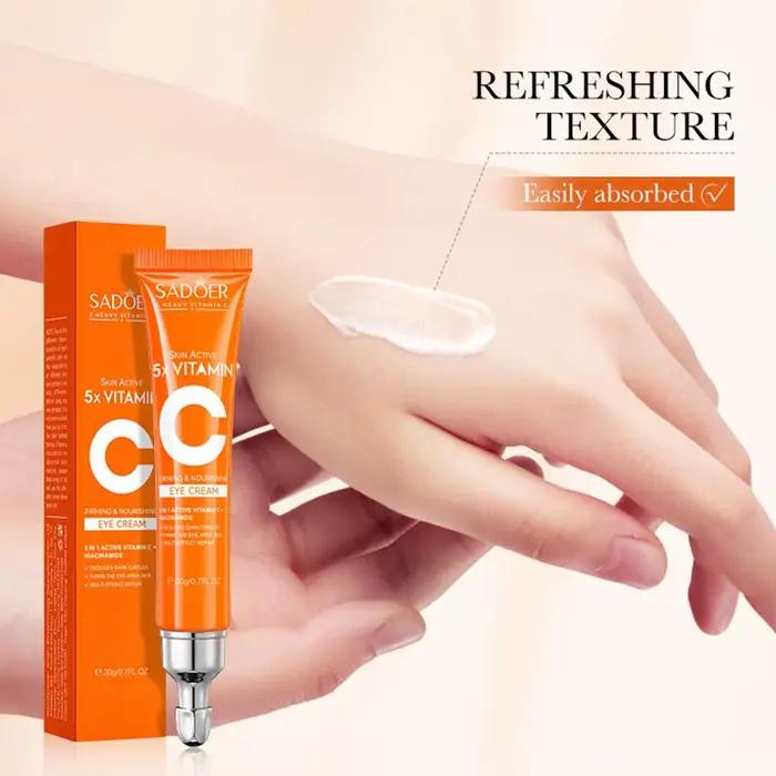 5xvitamine C éclaircissant sérum pour le visage