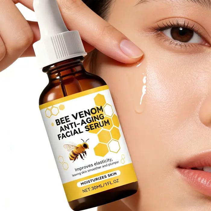 Sérum Visage au Venin d'Abeille Crème de Jour Douce et Nourrissante Réparation Transitions Saisonnières Apaisement Rougeurs Collection Festive Luxe Hiver