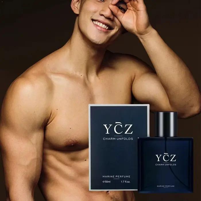YCZ Blue Parfum pour homme Cologne senteur boisée