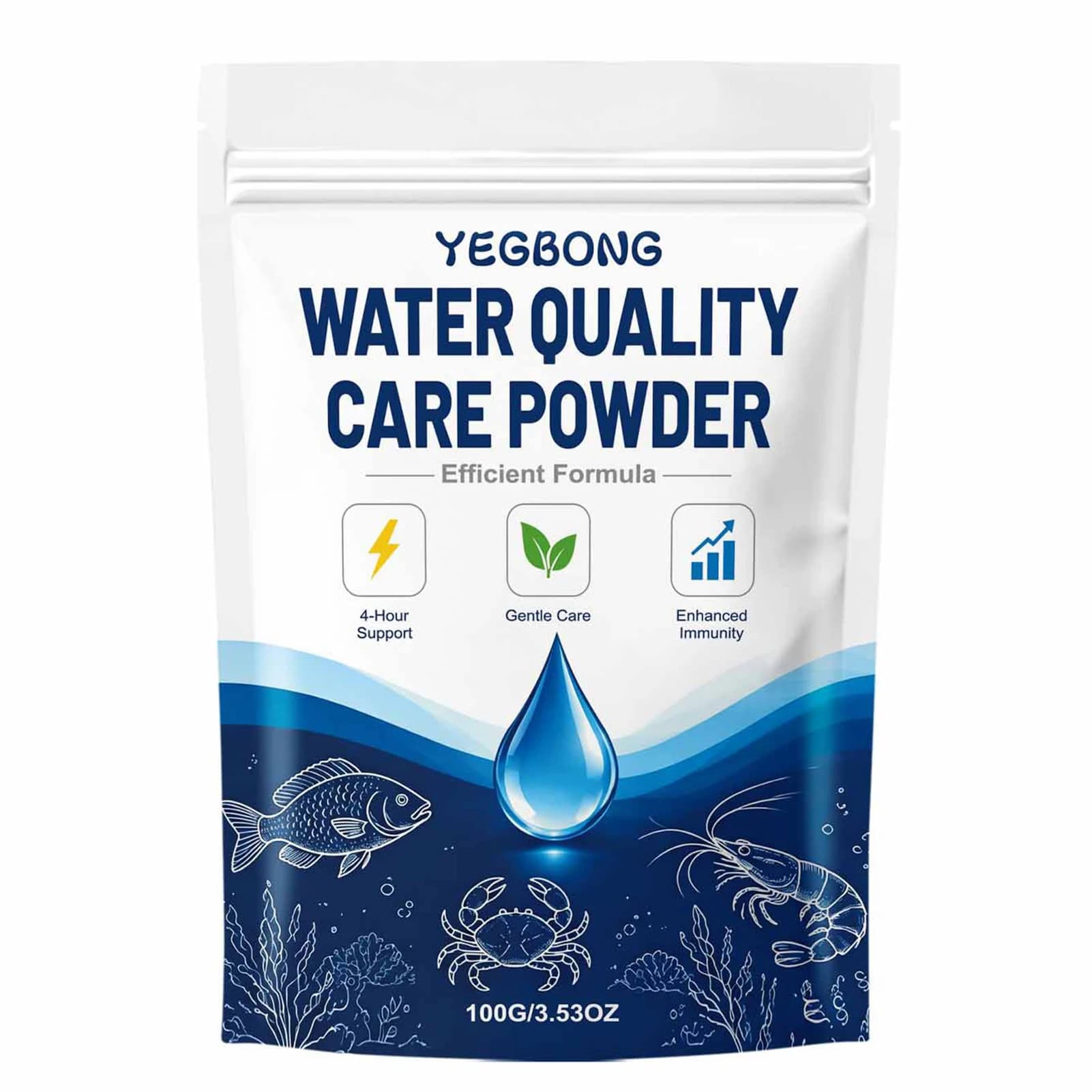 Aqua-Guardian Pro formules poudre dissolvant d'algues restaurer la qualité de l'eau poudre clarifian