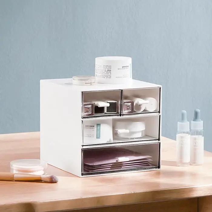 Boîte de rangement de maquillage avec tiroir