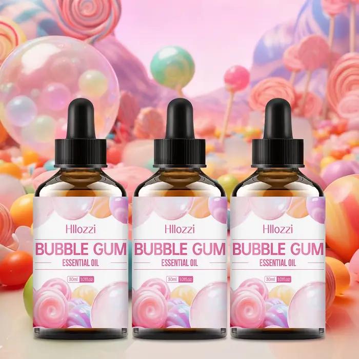 L'huile essentielle de bubble gum est naturellement douce pour la peau, hydratante et fournit une hydratation supplémentaire.