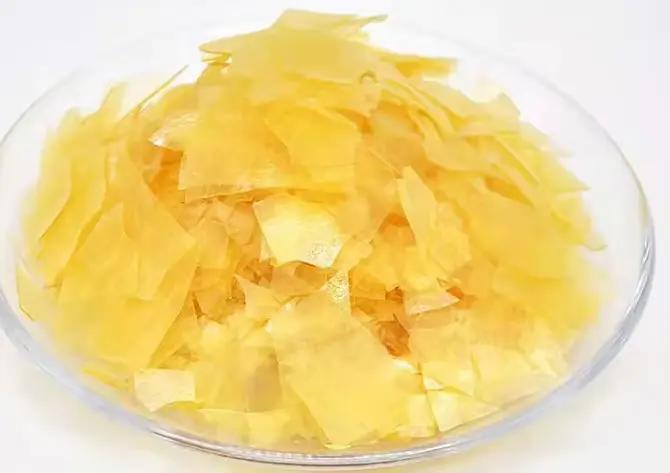 Laque de gomme laque dorée transparente
