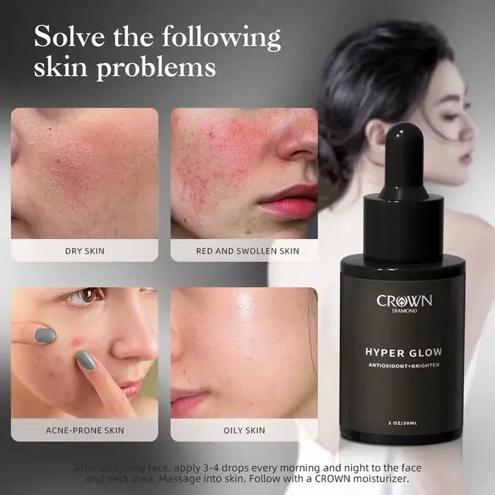 Sérum 5 en 1 à l'acide hyaluronique pour affiner les pores, soin du visage, hydratation intense, non