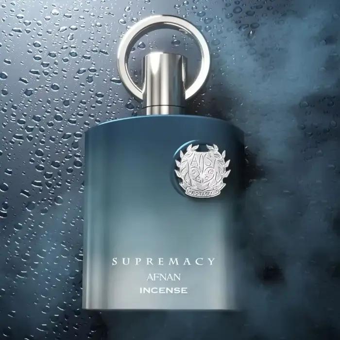 Parfum AFNAN Supremacy Incense 100ml Eau de Parfum, parfum de luxe longue durée, spray, parfum chaud, profond, fumé, riche, intense, élégant