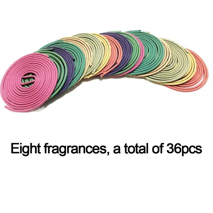 【Fé préféré des femmes】 Parfum pur 18/36/42huile Color Undici parfum de poêle mixte, arôme de bobine de couleur arc-en-ciel, contient une vieille sandale