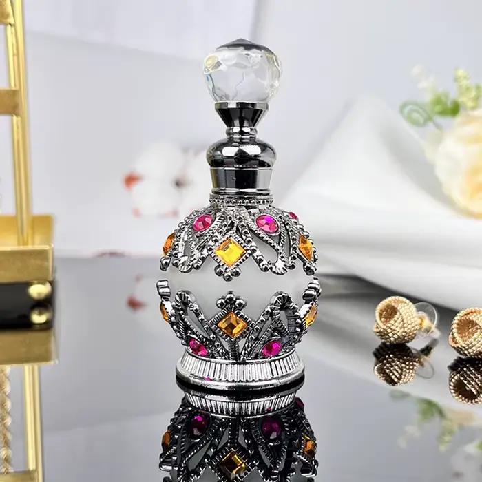 Bouteille de parfum à fente pour tous les jours, huile essentielle, style africain, stockage arabe,
