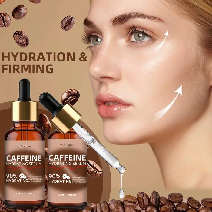2pcs veérenae CAFFEINE HYDRATING SERUM