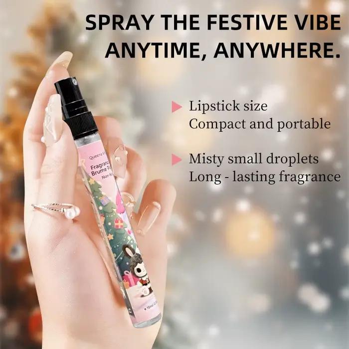 Parfum unisexe de noël en édition limitée, sans alcool, vanille florale fruitée, parfum léger frais et durable, vaporisateur de parfum charmant