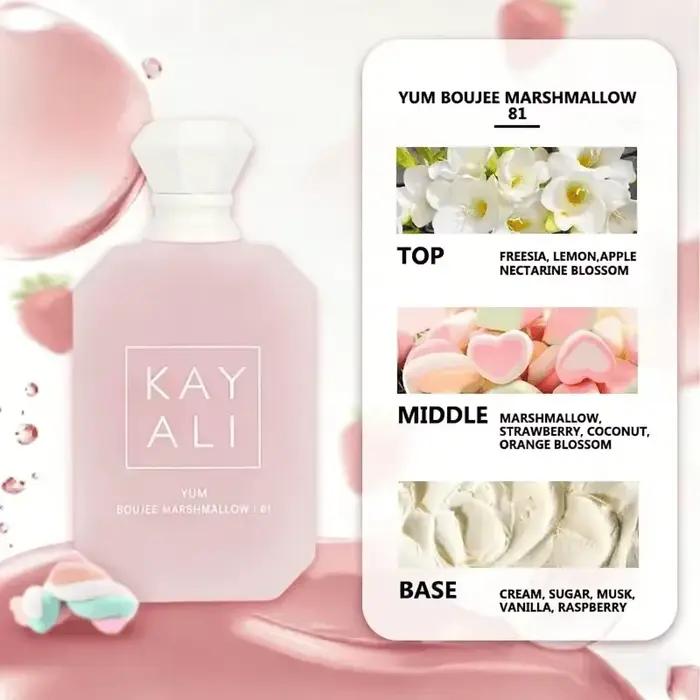 Eau de Parfum 100ml 81 Yum Boujee Marshmallow et 28 Vanilla, parfum arabe original premium pour hommes et femmes