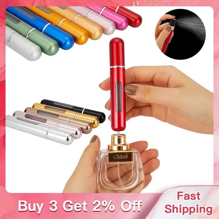 Ensemble de bouteilles de parfum rechargeables de 8Ml